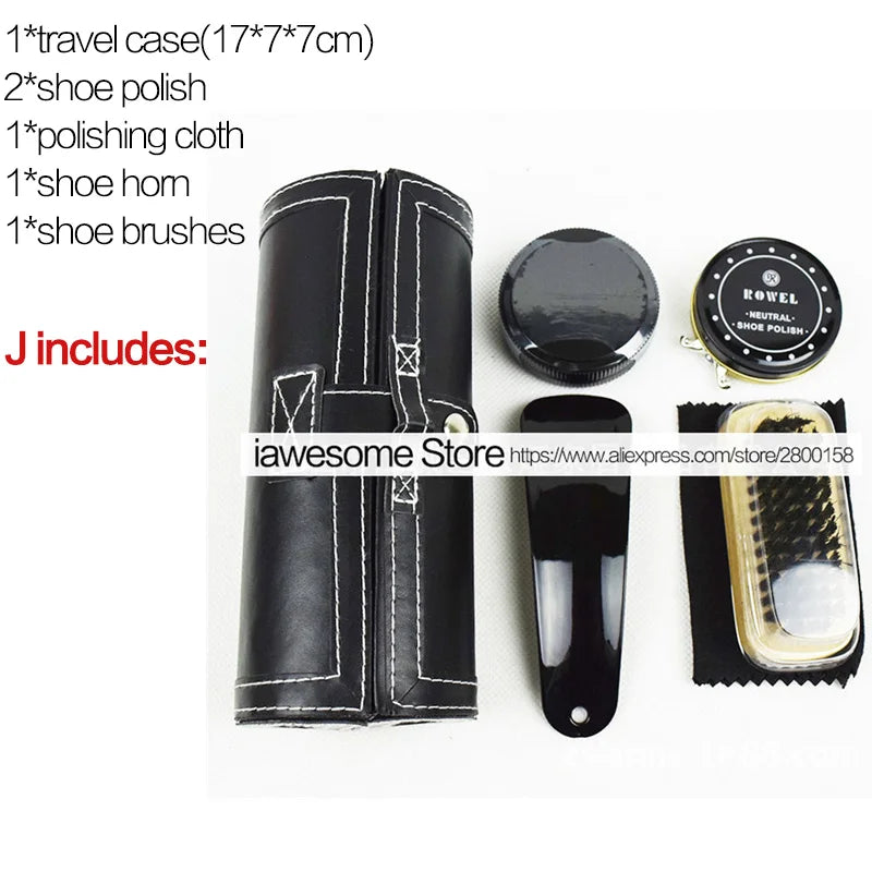 Professional Shoes Care Kit Portable For Boots Sneakers