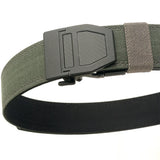 TUSHI New Hard Tactical Belt for Men Metal