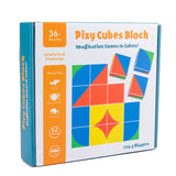 New 3D Montessori Geometry Puzzles Building Block Face
