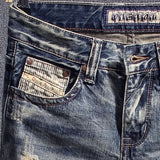 Italian Style Fashion Designer Men Jeans Retro Slim