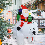 Christmas Inflatable Decoration Toy Built-in LED Lights Inflatable