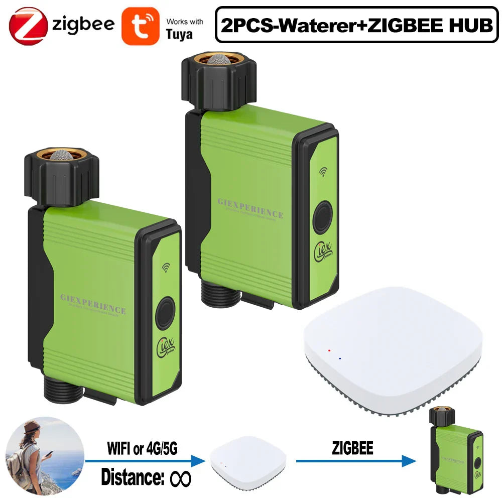 2024 NEW ZIGBEE WIFI Garden Watering Timer Smart