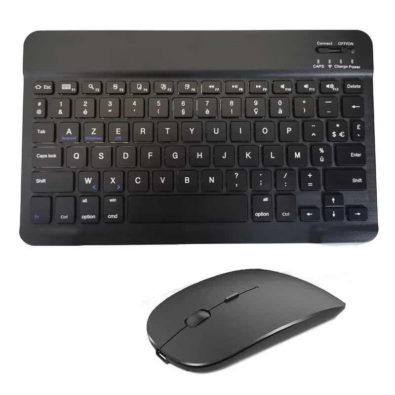 Spanish French Bluetooth Wireless Keyboard Azerty Russian Korean