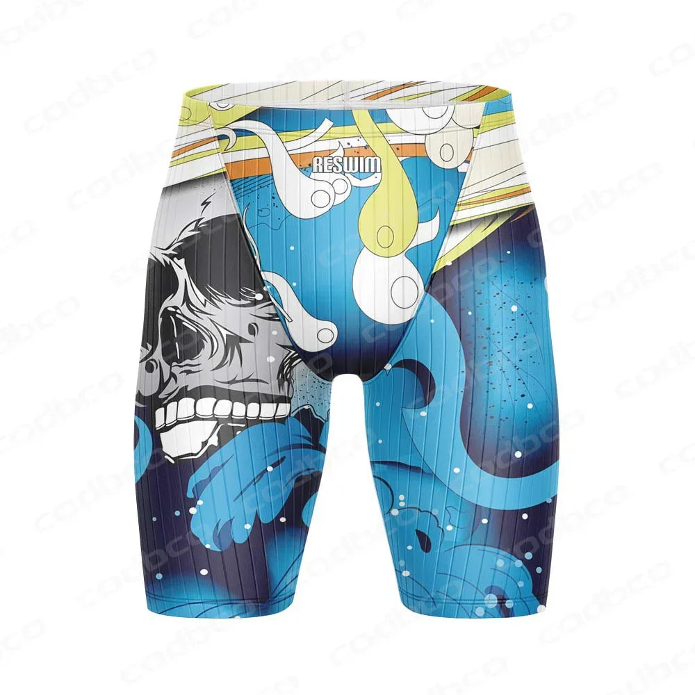 Summer Mens Swimming Tight Shorts Surf Jammers Swimwear