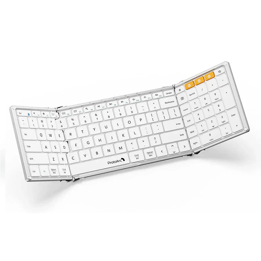 Folding Keyboards with Numeric Keypad Bluetooth Wireless Portable