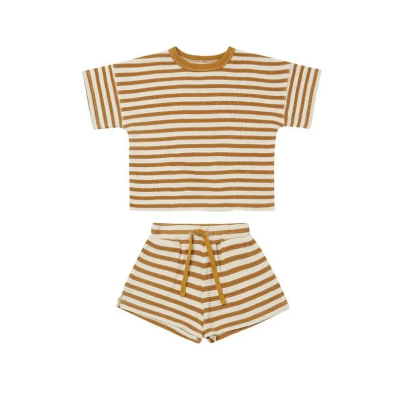 0-2Yrs Summer Striped Clothes For Newborn Baby Causal