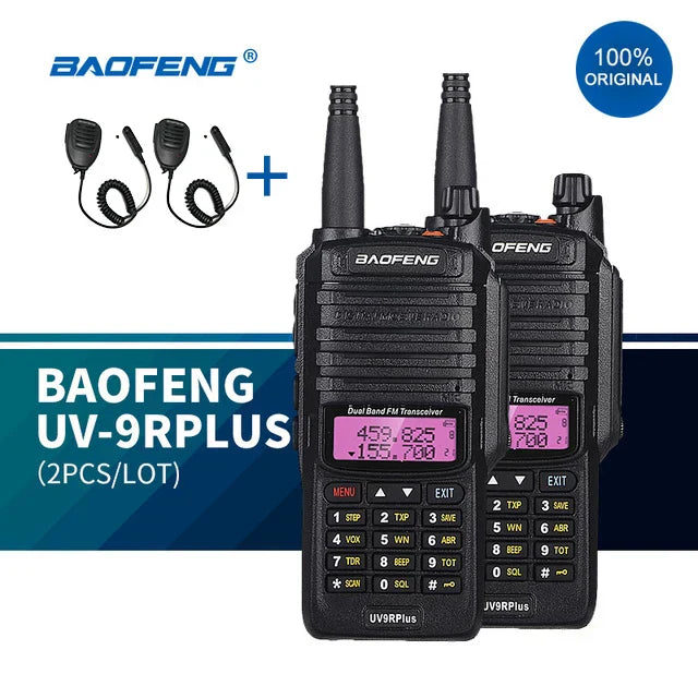 100% Original baofeng uv9r plus upgraded dual band
