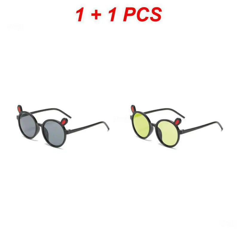 1~4PCS Kids Sunglasses Portable Colorful Fashion Summer Eyewear