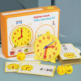 Children Montessori Clock Educational Toys Hour Minute Second