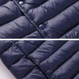 New Winter Men Down Cotton Vest Pocket Coat