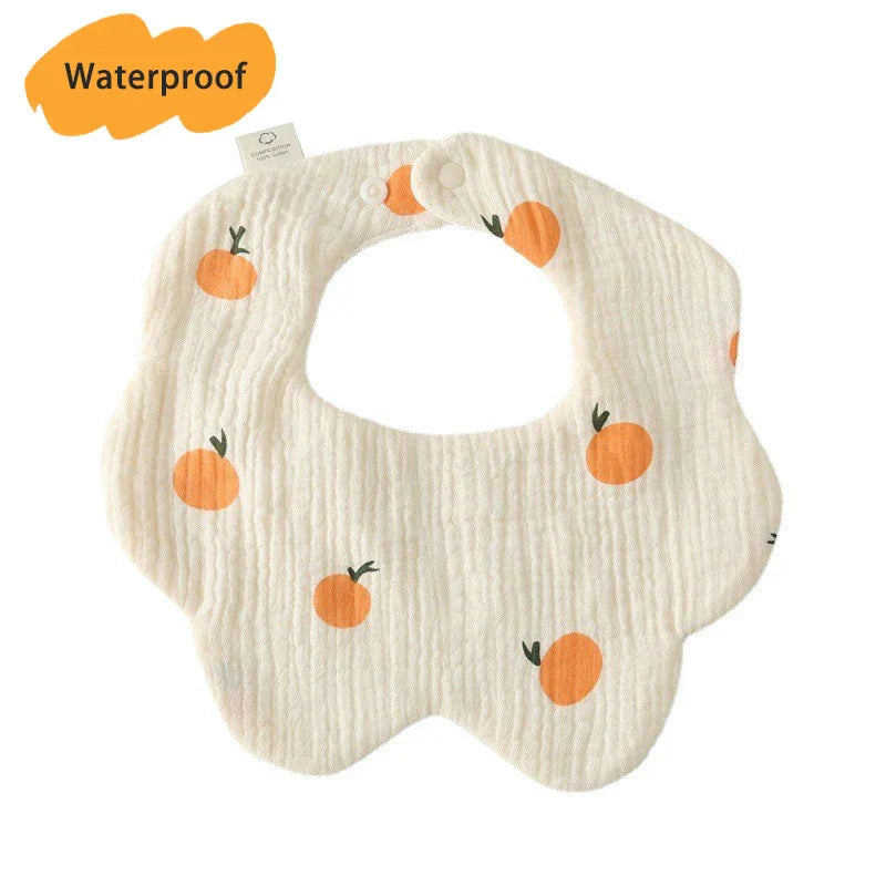 New Thickened 7 Layers Cotton Waterproof Baby Bibs