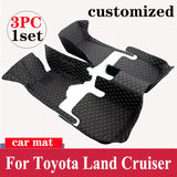 Custom Made Leather Car Floor Mats For Toyota
