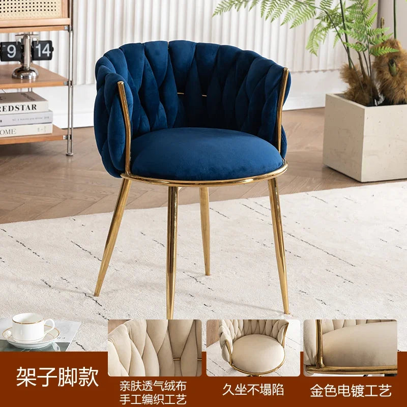 Adjustable Swivel Makeup Chair Living Room Dining Chair