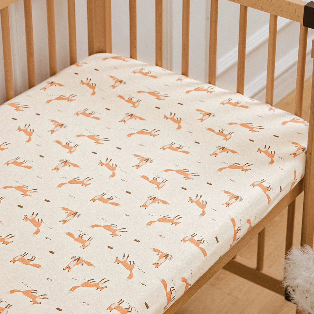 Crib Sheet Fitted 140*70Cm Baby Sheet Rubber Baby