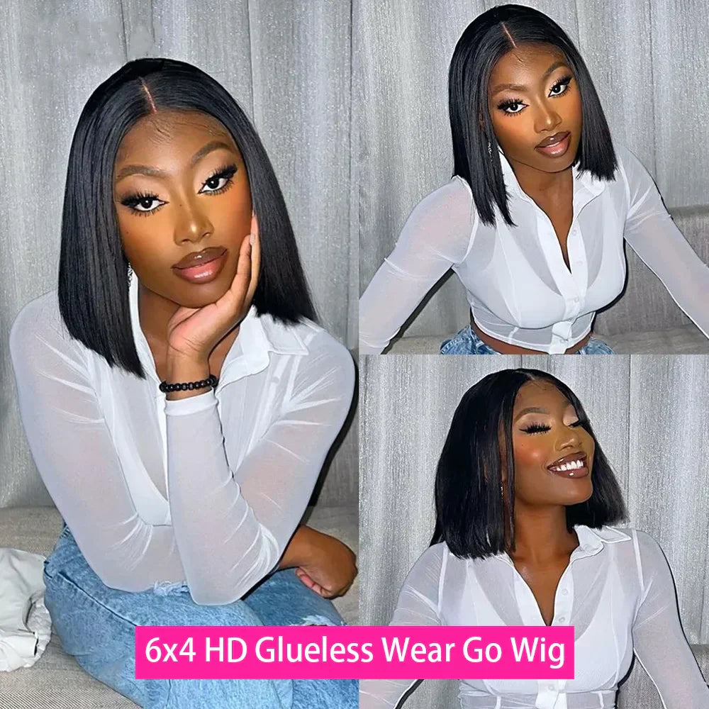 Wear Go Glueless Bob Wig Lace Front Human