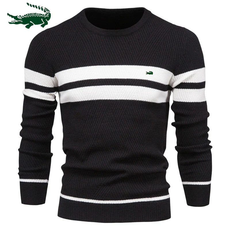 2023 High Quality New Mens Boys Winter Stripe