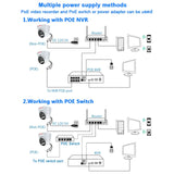 4K 8MP POE IP Camera Audio H.265 Onvif