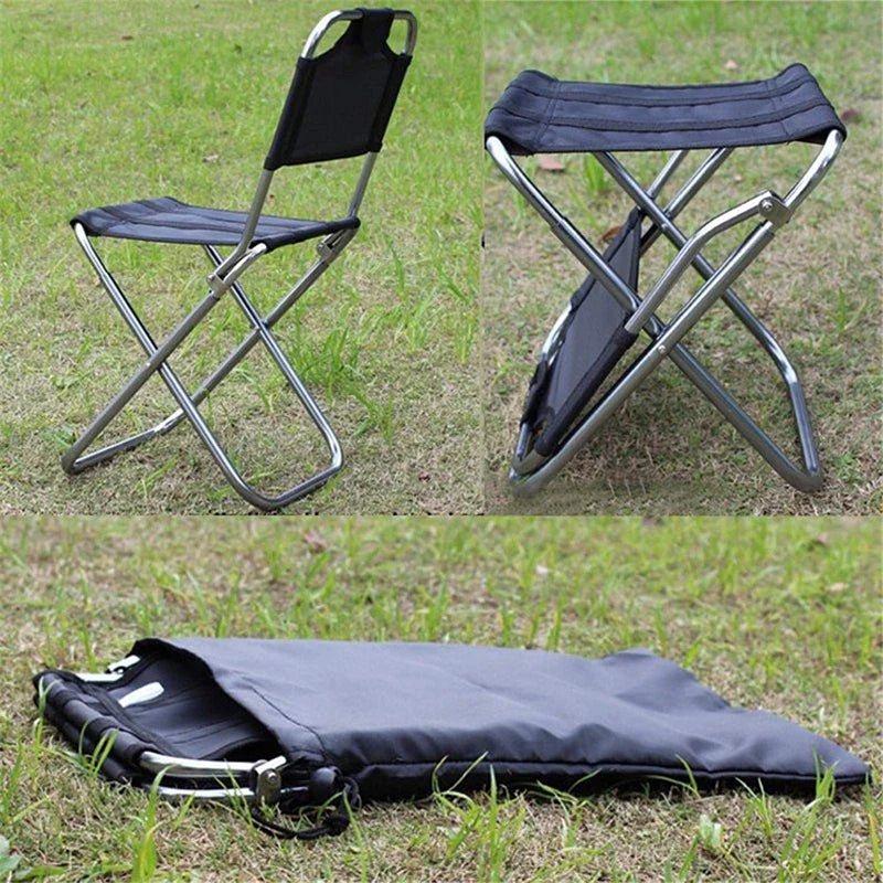 Outdoor Chair Camping Portable Folding Aluminum Foldable Fishing