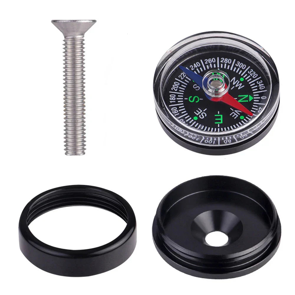 Handlebar Compass Lightweight Hiking Compass Waterproof Motorcycle Compass