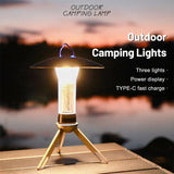 LED Camping Tent Light USB Rechargeable 3 Lighting