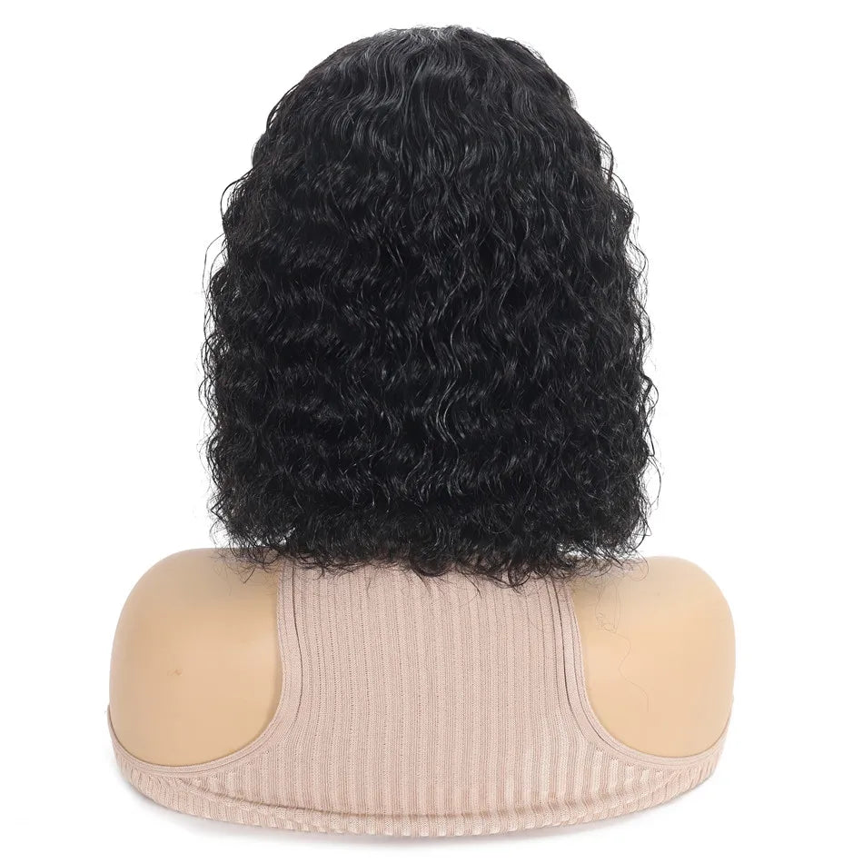 Deep Curly 99J Bob Wigs Human Hair Water