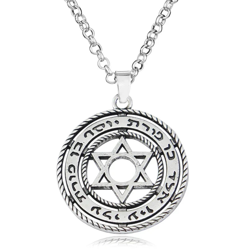 Movie Supernatural Dean Leather Rope Coppery Pendant Necklace