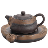 Gilded Iron Glaze Lotus Fragrance Pot Pu'er Tea