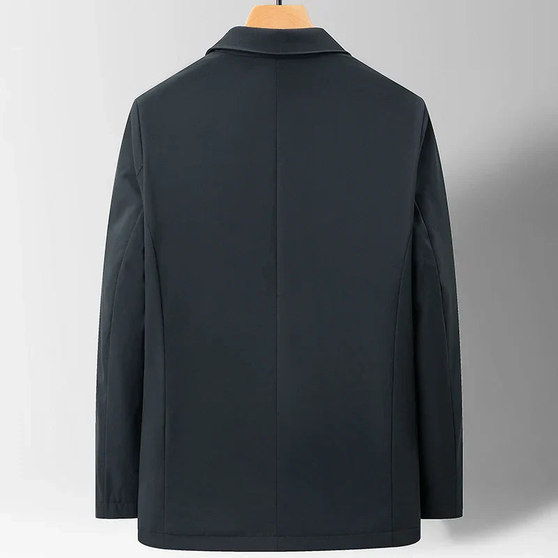 2023 High-End Men's Slim Fit Cashmere Blazer – Lapel Down Jacket