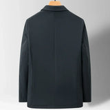 2023 High-End Men's Slim Fit Cashmere Blazer – Lapel Down Jacket