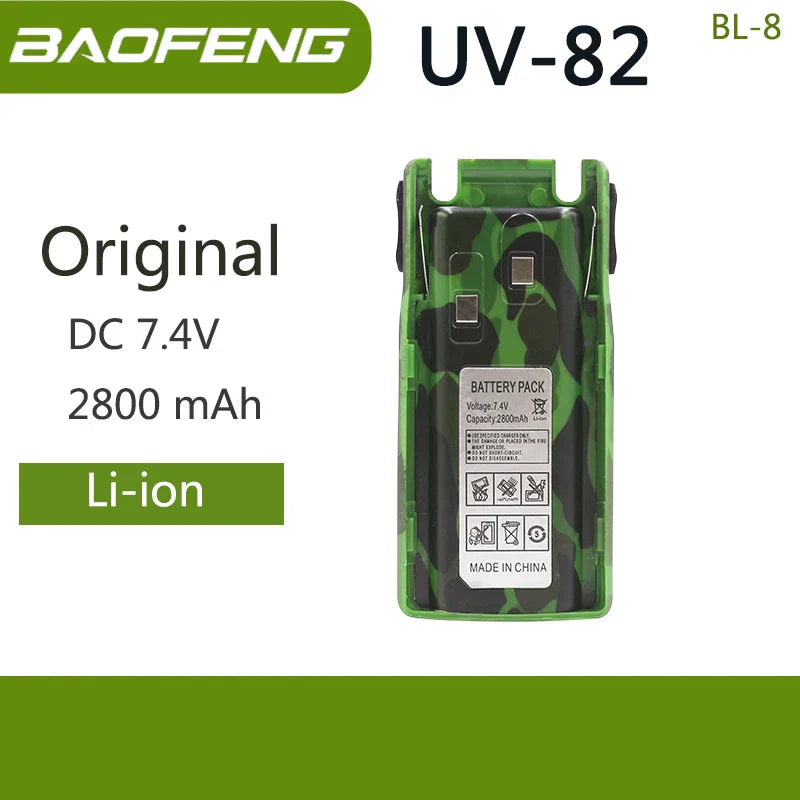Baofeng UV 82 BL-8 Battery Walkie Talkie Ham