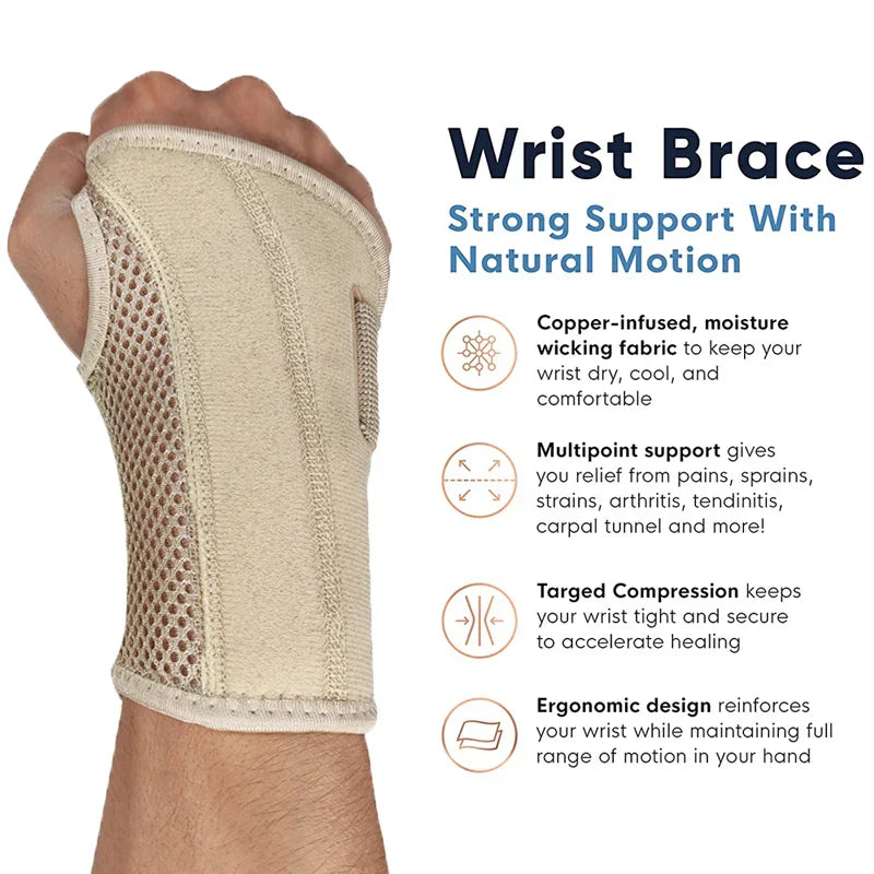 Compression Arthritis Gloves Adjustable Wrist Support Brace for