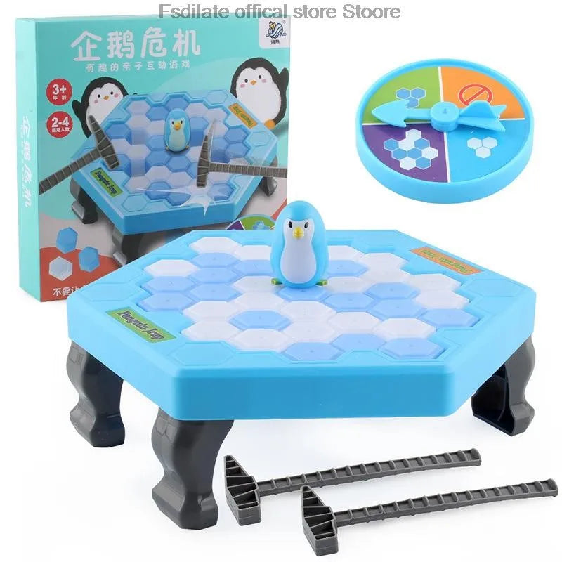 Penguin Breaking Ice Table Game Parent-child Interactive Puzzle