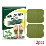 60/12PCS Detox Foot Patches Pads Natural Herbal Wormwood