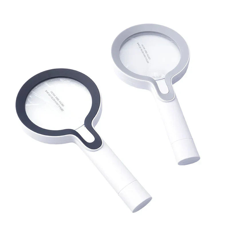 10X 25X Handheld Magnifying Glass USB Rechargeable Magnifier