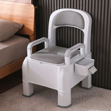 Soft PU Toilet Seat Chair for Elderly Non