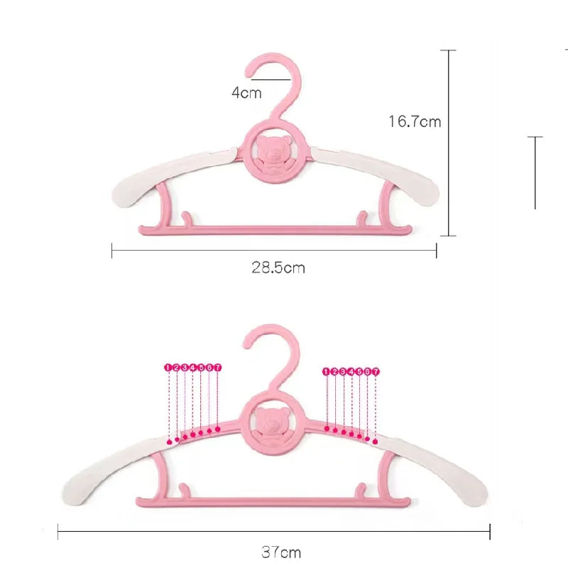 Telescopic Baby Hangers Clothes Organizer Closet Non-slip Kids