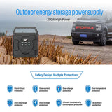 MEIYULIN 220V Portable Power Station 48000mAh Outdoor Emergency