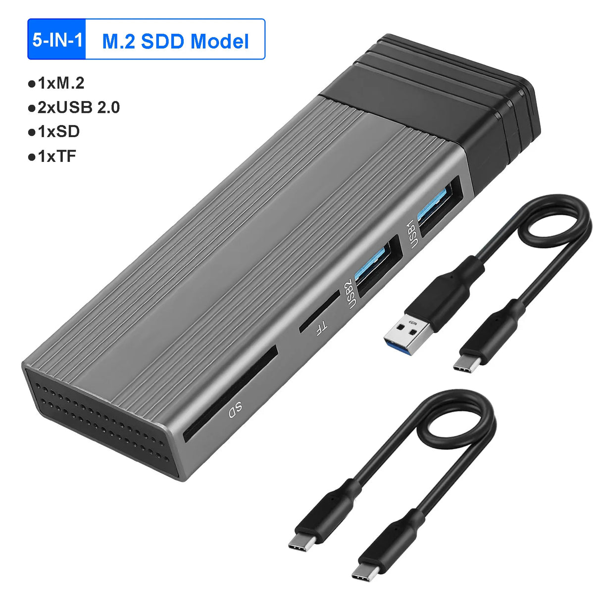 M.2 SSD HUB Dock Station USB HUB with