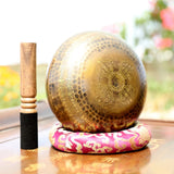 Nepal Handmade Tibetan Bowls Large Brass Singing Bowl