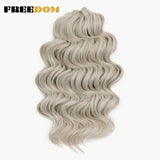 FREEDOM Deep Wavy Twist Crochet Hair 16 Inch