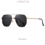 Men's Polarized Sunglasses UV400 TR Metal Colorful Square