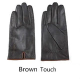 Gours Winter Men's Genuine Leather Gloves New Brand