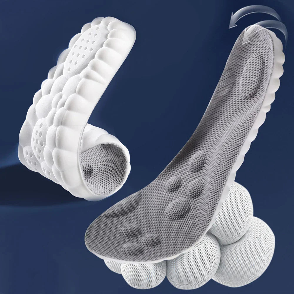 4D Cloud Technology Sports Insoles for Shoes PU