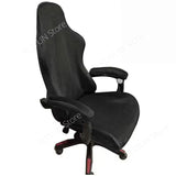 Solid Long Armrest Gaming Chair Cover Breathable Office