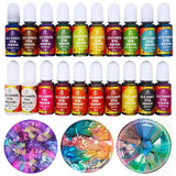 24Colors 10ml Alcohol Ink Set for AB Epoxy