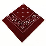 Fashion Bandana Kerchief Head Square Scarves Print Handkerchief
