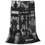 Damon Salvatore The Vampire Diaries Flannel Blankets Vintage