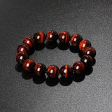 Original Lightning Red Tiger Eye Bracelets Men 6-16mm