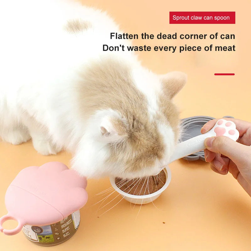 Multifunction Pet Canned Spoon Jar Opener Puppy Feeding