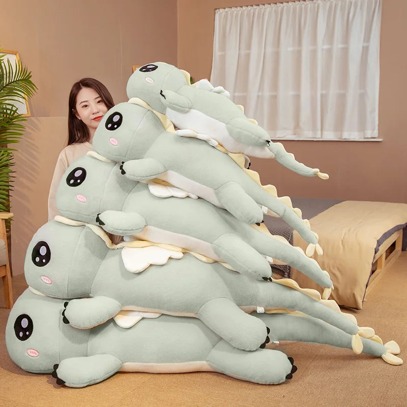 Huggable Big Long Cute Dinosaur Plush Toy Soft